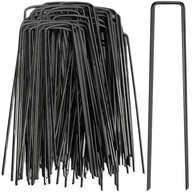 100SZT SZPILKI KOTWY DO AGROWŁÓKNINY AGROTKANINY AGROWŁÓKNINA 15cm 2,5mm