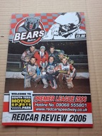 ANGIELSKA BROSZURA REDCAR BEARS. REDCAR REVIEW 2006