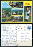 K22465)Norwegia: Voss, Mehrbildkarte, wyslany 1985