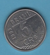 (1BZ52) Brazylia 5 cruzeiros reais, 1993