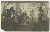 J20 CK KuK 1917 Kawalerzyści bagnety karabiny namiot z pałatek