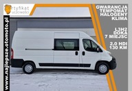 Peugeot Boxer, L3H2, BRYGADOWKA, 7 miejsc, DOKA, tempomat, klima Gwarancja