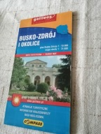 Busko-Zdrój plan miasta i mapa okolicy Wiślica Solec Stopnica