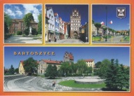 BARTOSZYCE - LICEUM - BRAMA- PL. KONSTYTUCJI- HERB