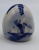 Solniczka malutkie Jajo - kolekcjonerska Blue Delft - śliczna !