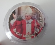 Różaniec zapachowy z Włoch + pudełko z wizerunkiem Jana Pawła II | używany