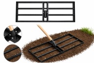 RĘCZNY NIWELATOR TERENU DO TRAWNIKA LEVELAWN METALOWY 90 CM DO KRETOWISK