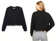 MANGO czarna krótka bluza crop 12 13 lat