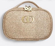 Dio'r złota limitowana kosmetyczka piękne logo CD 17/11cm