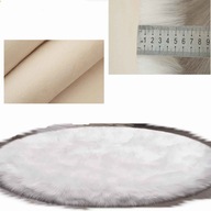 Puszysty okrągły dywan BOHO 130 cm –miękki dekoracyjny do salonu i sypialni