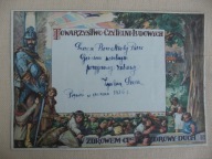 W ZDROWEM CIELE ZDROWY DUCH RYCERZ przedw TELEGRAM PATRIOTYCZNY POZNAŃ 1925