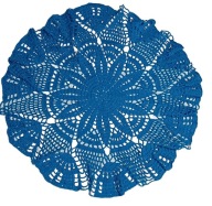 Serweta serwetka szydełkowa na szydełku rękodzieło hand made kolorowa 50cm