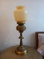 lampa stojąca Design mosiądz ciężka