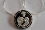 Kongo 5 franków 2000 r Spotkanie księżnej Diany i papieża Jana Pawła II