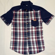 koszula męska M RONG HUA z krótkimi rękawkami koł 41 wymiary w opisie