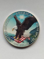 Amerykański orzeł kolor 1 oz 2022