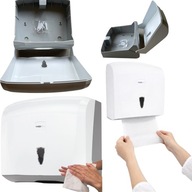 POJEMNIK NA RĘCZNIKI PAPIEROWE DOZOWNIK PODAJNIK BIAŁY NAŚCIENNY