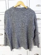 M S śliczny melanżowy sweter szarości j.nowy 48