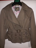 Kurtka Stradivarius 40 L ramoneska beż jak nowa