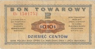 Bon Towarowy Pewex 010 cent.1969 r z obiegu