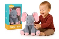SŁOŃ MASKOTKA INTERAKTYWNA AKUKU SŁONIK MÓWI I GRA PLUSZAK DLA DZIECI