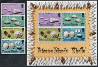 PITCAIRN fauna morska Mi 137-40**+l 1**