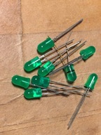 Dioda LED zielona, 5 mm