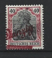 WM Gdańsk Fi.38b** PRZESUNIĘCIE NADRUKU - Hochkeppeler