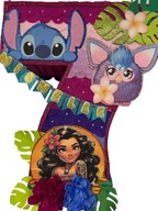 Piniata STITCH STICZ FURBY VAIANA dowolny numer, kij gratis