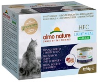 Almo Nature Light tuńczyk, kurczak, szynka 4x50g
