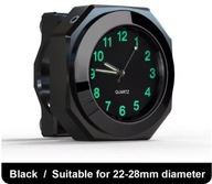 ZEGAREK NA KIEROWNICĘ CZARNY MOTOCYKLOWY KWADRATOWY PREZENT, ROWER