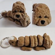 Brelok Pies Chow Chow piesek brelok do kluczy Żówiarnia 3D