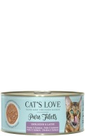 CAT'S LOVE Filet Pur | Filet z łososia i kurczaka 100g