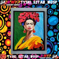 Obraz "Siła jest Kobietą" 100 x 80 cm (akryl pokryty werniksem)