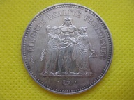 50 franków - 1978 - Herkules - srebro - Gratis dostawa