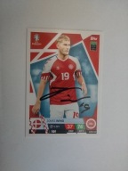 Karta panini autograf Dania Jonas Wind Euro 2024