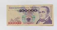 100000 ZŁOTYCH 1993 seria AC