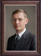 Obraz Jan Szychowski portret w drewnianej ramie ze szkłem