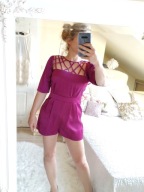 Asos elegancki kombinezon krótkie spodenki r.40