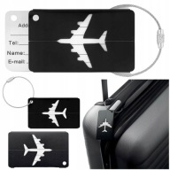 ZAWIESZKA IDENTYFIKATOR ADRESOWY NA WALIZKĘ PODRÓŻ DO SAMOLOTU BAGAŻU 4SZT