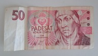 CZECHY 50 Korun - 1994 - Seria B - Czech Republic Korona - Banknot