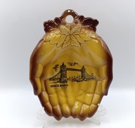 Anglia most TOWER BRIDGE na dłoniach - oryginalny talerzyk - ozdoba