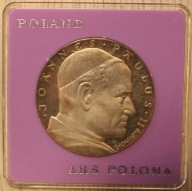 JAN PAWEŁ II 1979 - OŚWIĘCIM - AUSCHWITZ BIRKENAU - POMNIK, SREBRO, ŁADNY