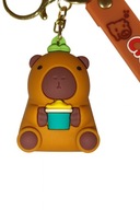 DUŻY BRELOK KAPIBARA Z KUBECZKIEM ZAWIESZKA DO TORBY PLECAKA RÓŻNE RODZAJE