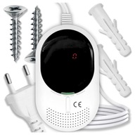 CZUJNIK GAZU ZIEMNEGO TLENKU WĘGLA DETEKTOR PRZEWODOWY LCD CERTYFIKOWANY