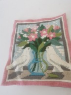 KILIM MAKATKA HAFTOWANA DO POWIESZENIA SKANDYNAWSKA ORYGINALNY