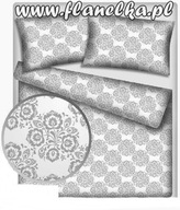 pościel bawełna lux 220x220 + 2x70x80 guzik B 240 Kaszub szary