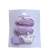 Mini spinki do włosów dla niemowląt dziewczynek 3 szt.