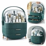 Duży ORGANIZER KUFEREK NA KOSMETYKI BIŻUTERIĘ SZKATUŁKA SZUFLADY PUDEŁKO XL