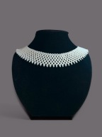 Naszyjnik koralikowy – kolia, kołnierzyk, łemkowska krywulka, handmade ivor